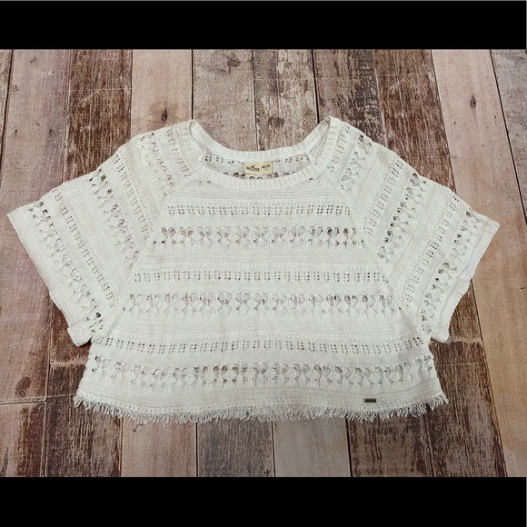 hollister one size poncho knit shirt - Picture 1 of 5